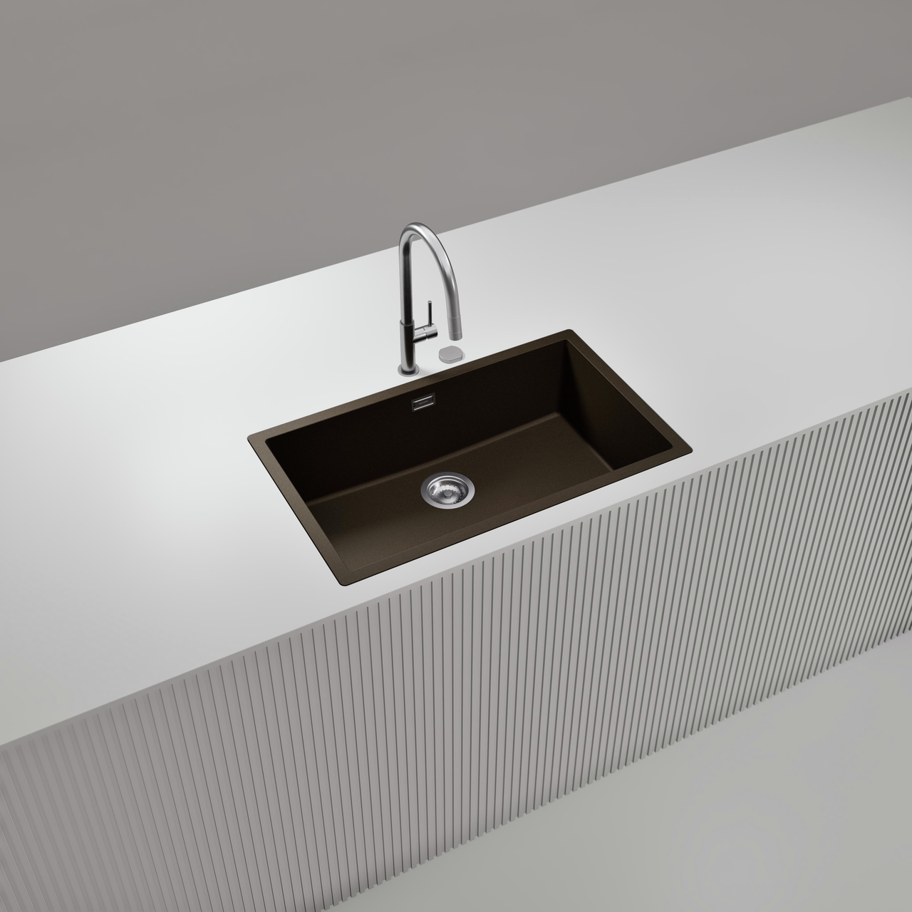 Dřez FORMHAUS D-100LS NERO